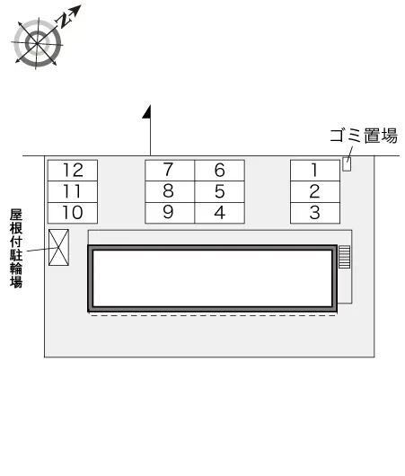 ★手数料０円★名張市希央台３番町　月極駐車場（LP）